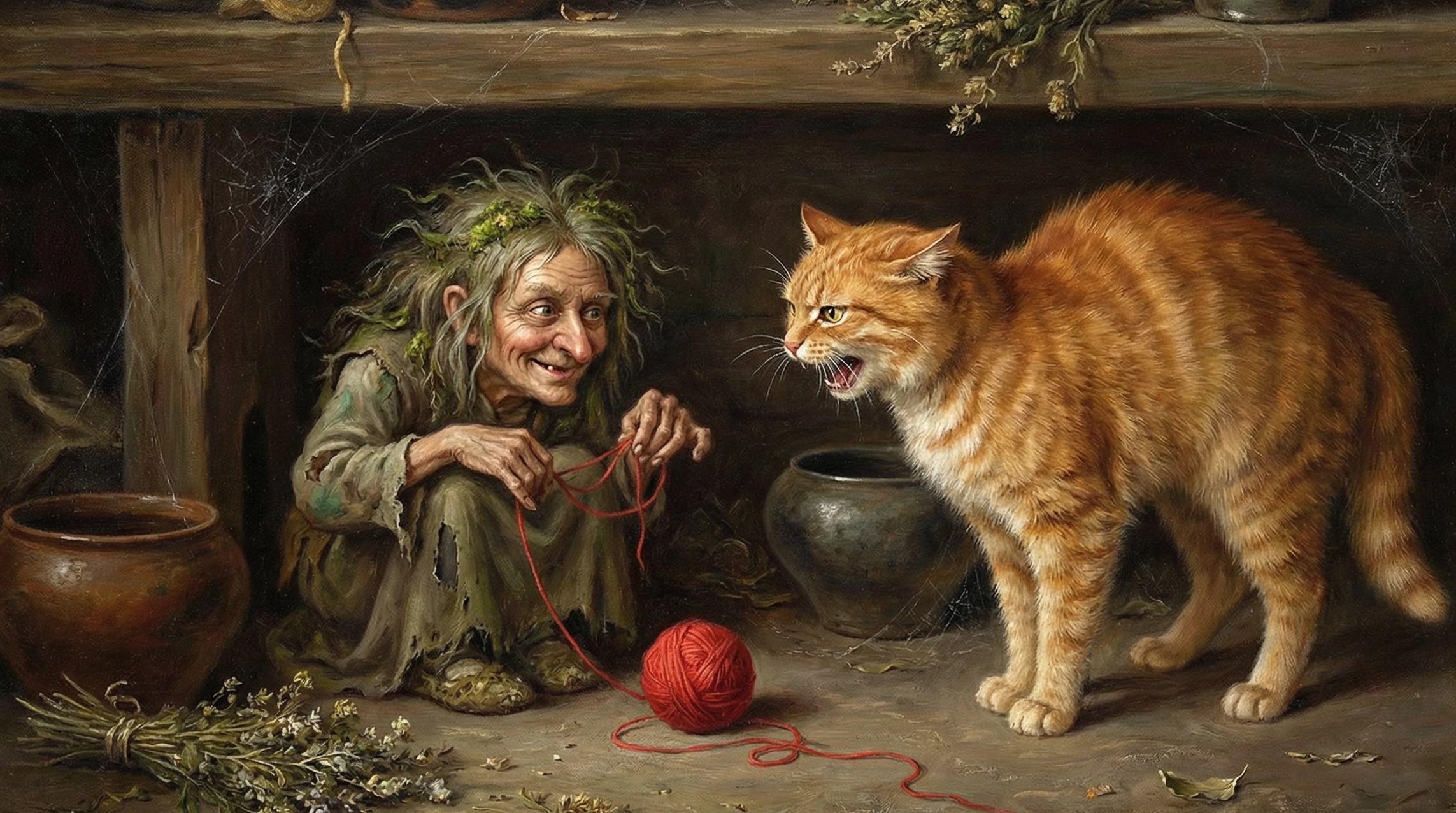 Как выглядит Кикимора? Скрюченная старушонка – образ из славянской мифологии.