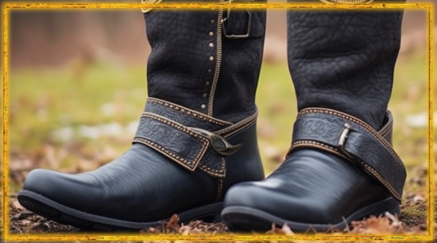 Сапоги из кожи