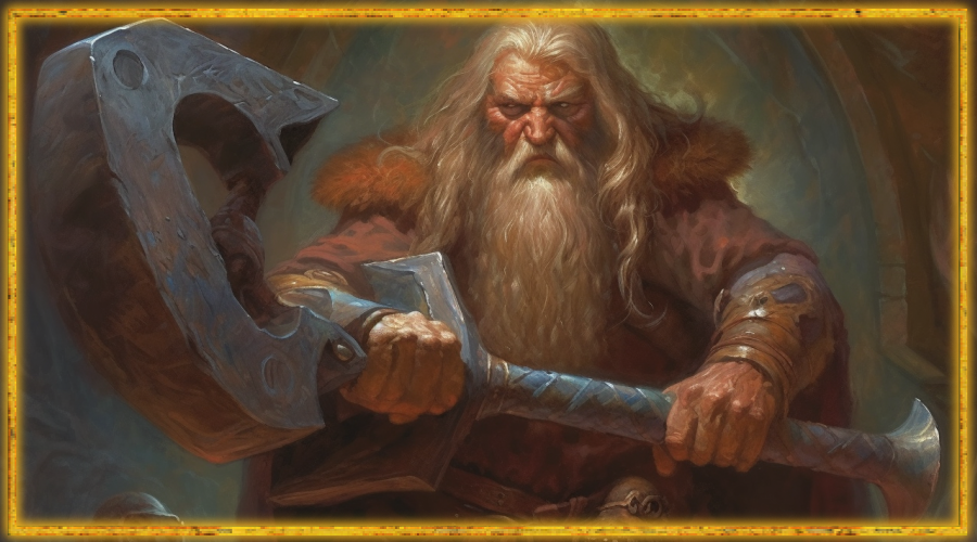 гном, молот мьелнир
