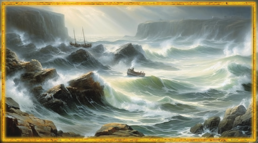 Шторм, океан