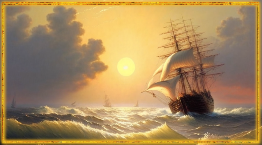 море, шторм