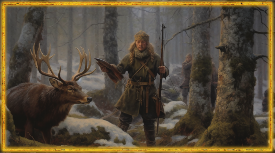 охота, атрибуты скандинавских богов