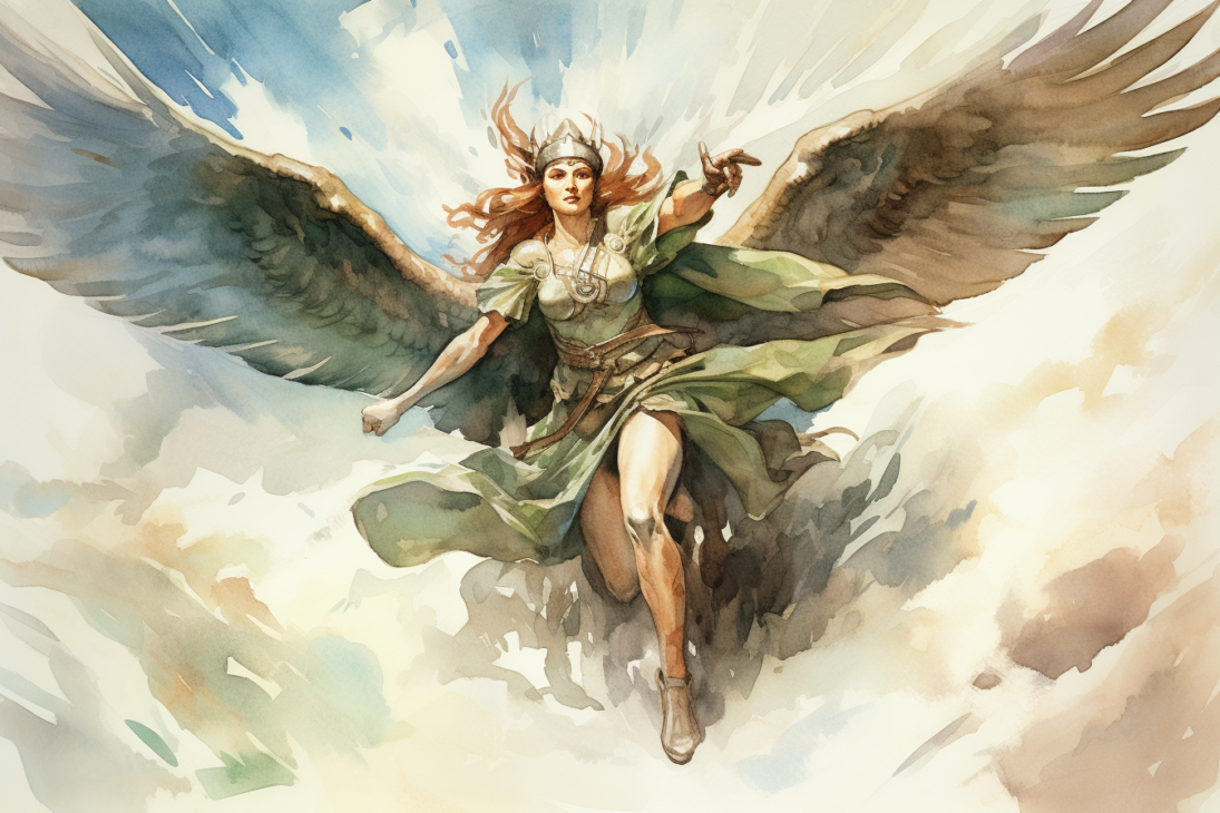 Валькирия в небе