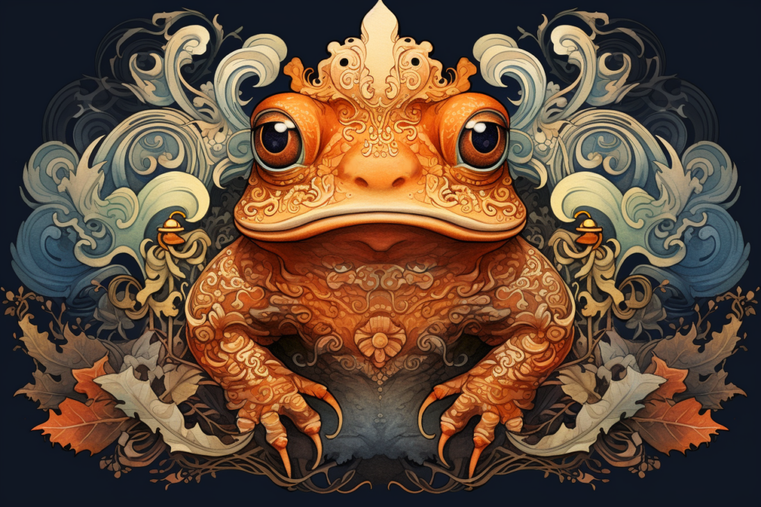 Бородатая Жаба в календаре тотемных животных