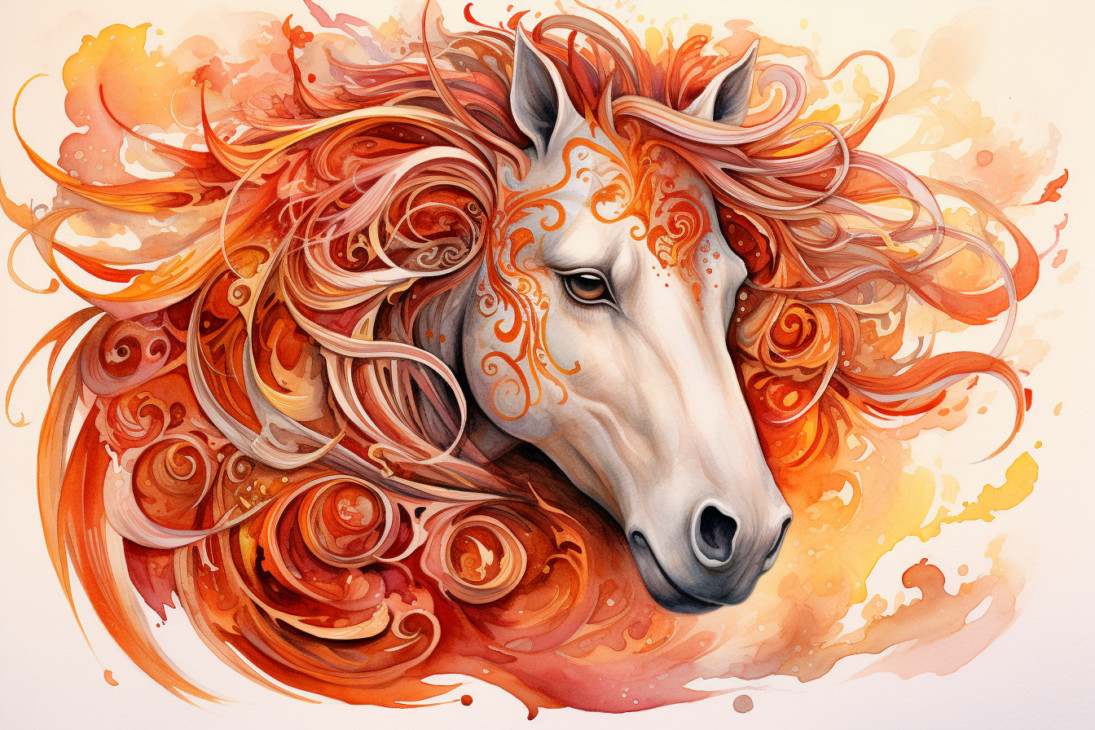 Огнегривый Конь в календаре тотемных животных