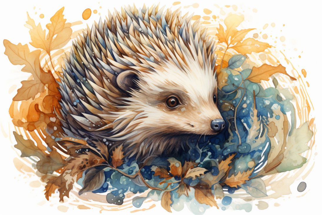Свернувшийся Еж в календаре тотемных животных
