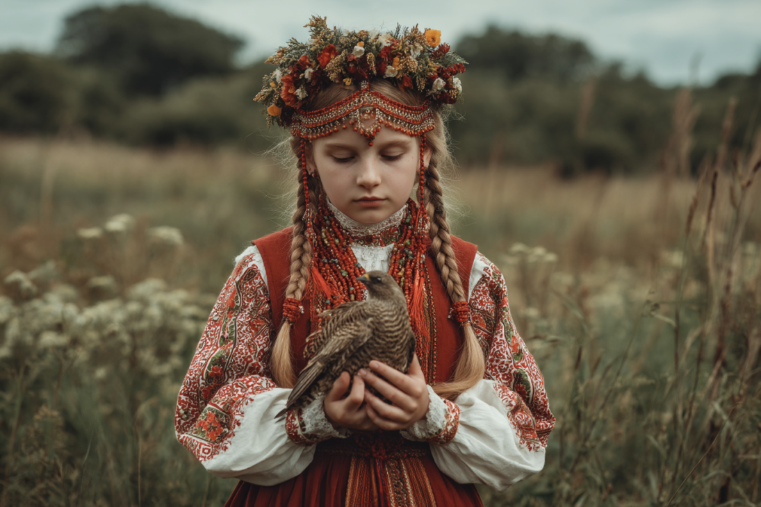 Мудрая вдова проводит обряд кумления в День кукушки