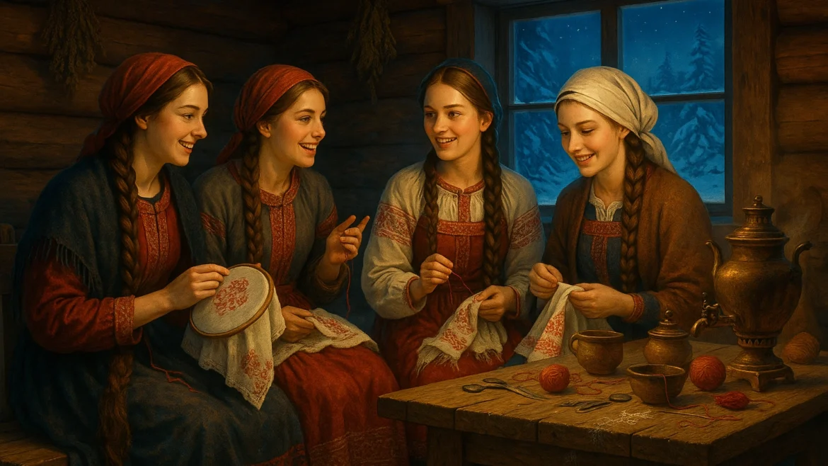 Девичьи посиделки на осеннее Сварожье – ссыпчины и обряды для замужества