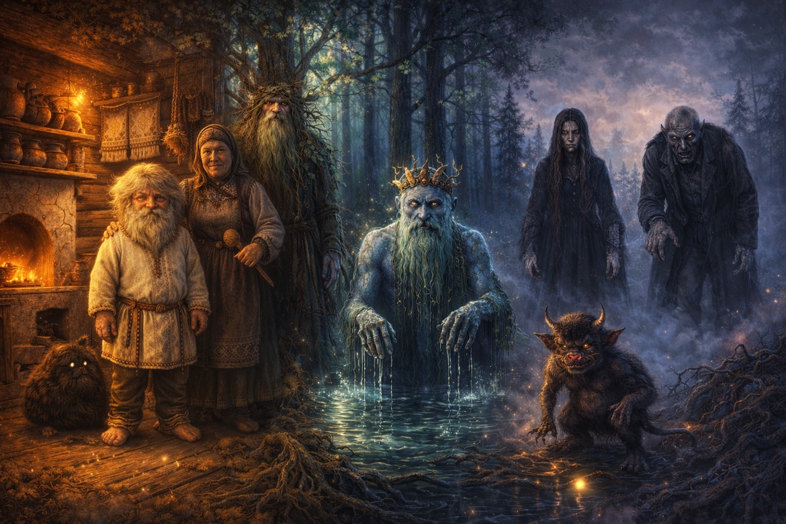 Домовой - добрый дух-хранитель славянского очага и дома