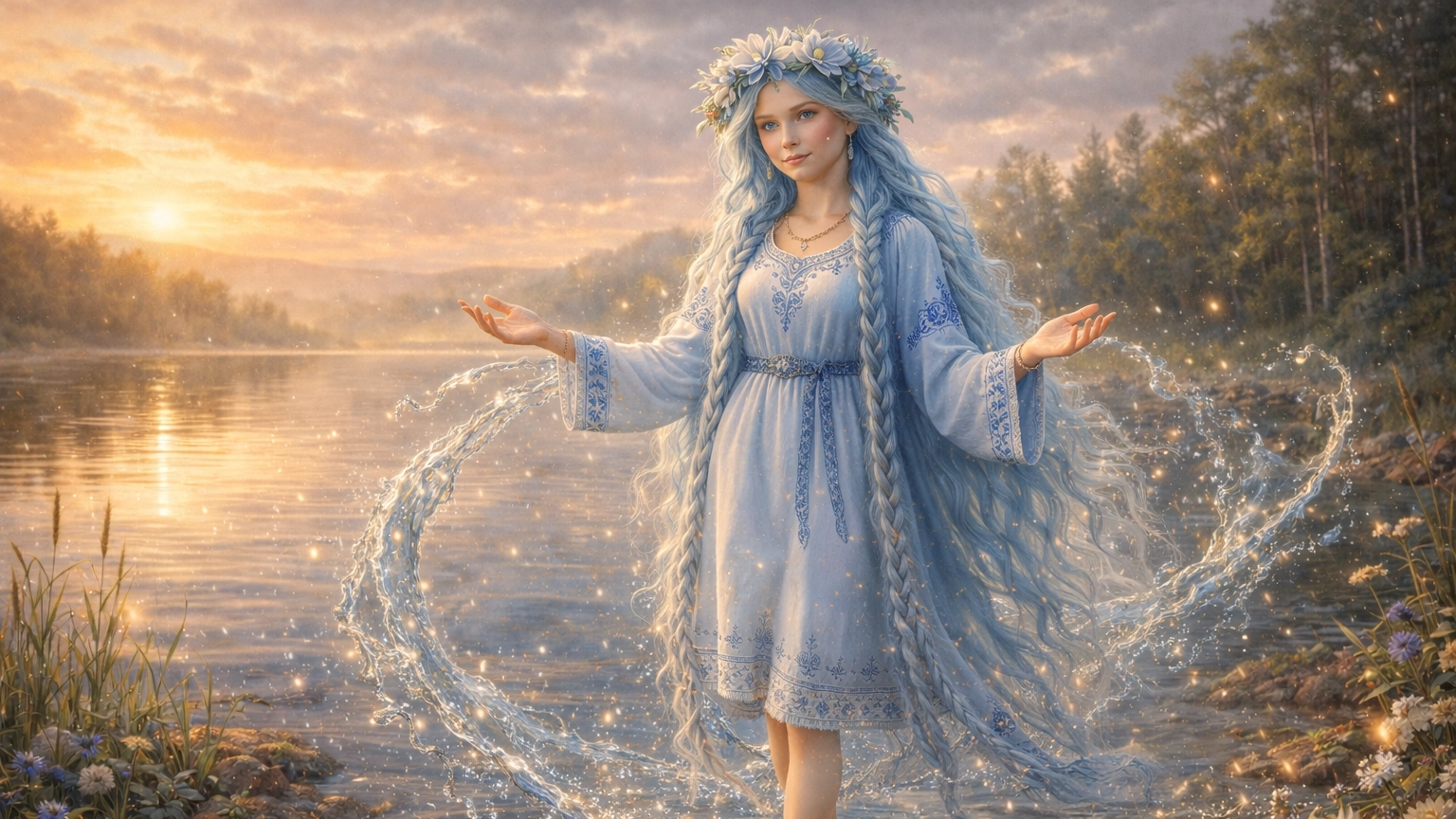 Славянася Богиня Агибель - Богиня стихии воды