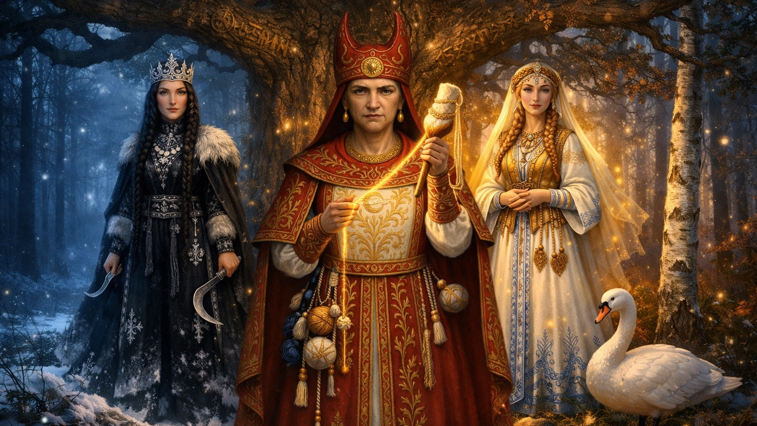 Славянские Богини мира Прави: Лада как образ семейного лада и благословения